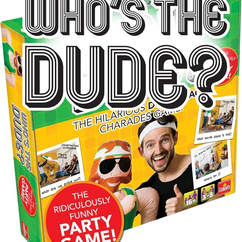 NIB WHO'S THE DUDE? GAME